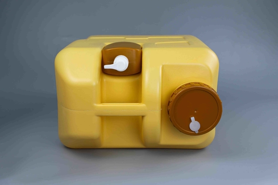 xách tay 30L nhựa jerrycan HDPE 8 gallon xô nước với vòi nước và chai xà phòng lôi lỏng cho cắm trại xe ngoài trời