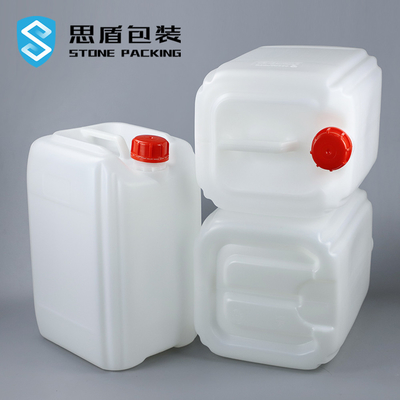 Kho lưu trữ hóa chất Trắng mờ 41mm Hdpe Jerry Can 20 Lít