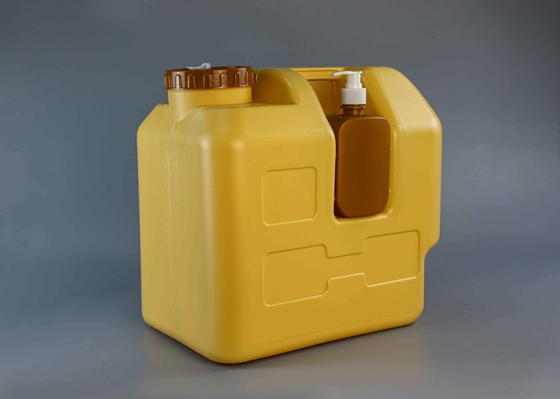 xách tay 30L nhựa jerrycan HDPE 8 gallon xô nước với vòi nước và chai xà phòng lôi lỏng cho cắm trại xe ngoài trời