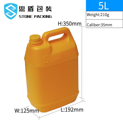 Chai đựng chất tẩy rửa rỗng 5l chống rò rỉ Chống kiềm