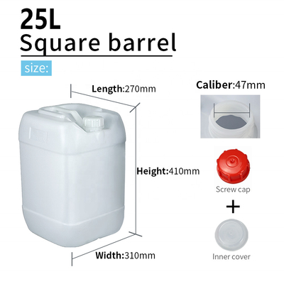 SIDUN 25l nhựa Jerry có thể có vòi cho thuốc điều trị kiềm axit