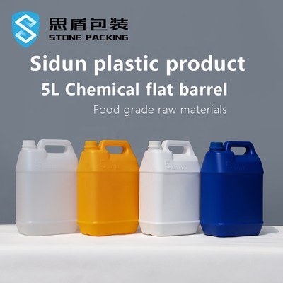 Hóa chất hàng ngày Chai nhựa HDPE 35mm 5 Lít Thùng nhựa 192 * 125 * 305mm