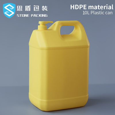 Chất tẩy rửa màu vàng Hộp đựng hóa chất 1 Gallon có bơm 210g
