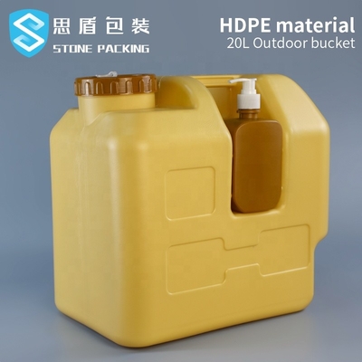 1.3KG Hình chữ nhật 5 Gallon Xe tăng nước cắm trại Chống ăn mòn