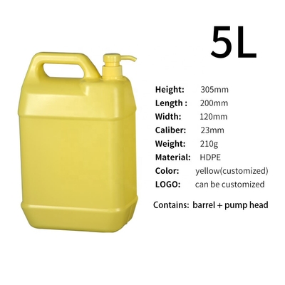 Chai nhựa SIDUN HDPE 5l có tay cầm 200 * 120 * 305mm