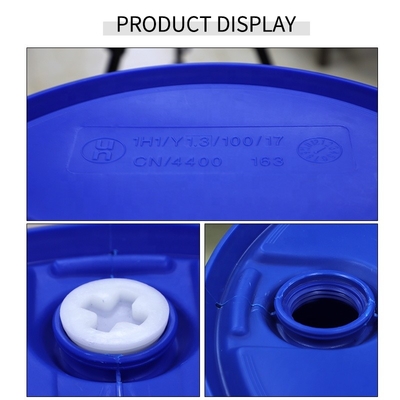 Dầu kín Màu xanh HDPE 55 Gallon Nắp trục vít bằng nhựa
