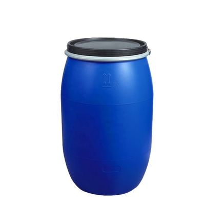 Hóa chất màu xanh hình trụ 200l 55 Gallon Trống nhựa 585 * 970mm 9kg
