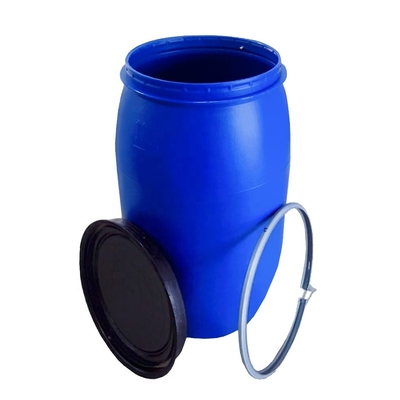 Hóa chất màu xanh hình trụ 200l 55 Gallon Trống nhựa 585 * 970mm 9kg