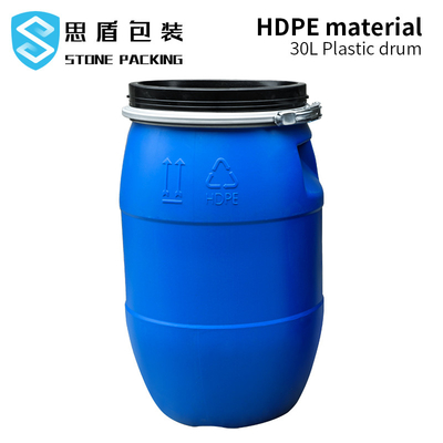 Xi lanh Thùng nhựa HDPE 30l 160l với vòng sắt