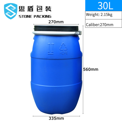 Xi lanh Thùng nhựa HDPE 30l 160l với vòng sắt