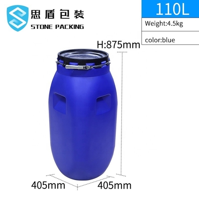 Thùng nhựa HDPE 110L OEM ODM HDPE Thùng màu xanh 4,5kg