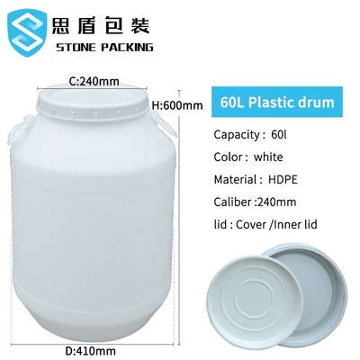 Phuy nhựa 60l đa chức năng đựng nước lỏng có nắp 2.3kg