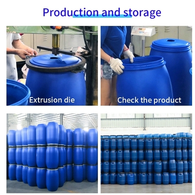 Niêm phong mạnh mẽ HDPE PP Thùng chứa hóa chất bằng nhựa kim loại Thùng nhựa 150L