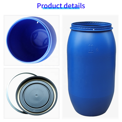 Niêm phong mạnh mẽ HDPE PP Thùng chứa hóa chất bằng nhựa kim loại Thùng nhựa 150L