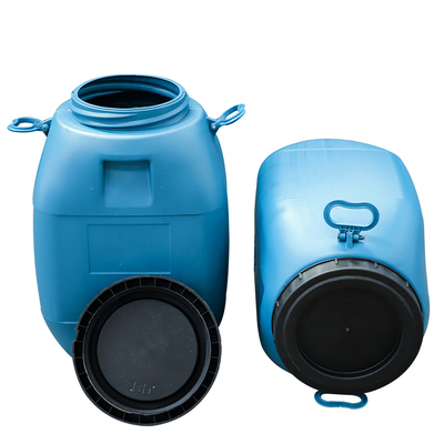 HDPE 100% 60L Thùng nhựa HDPE màu xanh lam có nắp