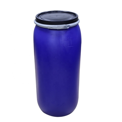 125L Nhựa hóa học HDPE Mở trên cùng với Vòng sắt 80 Độ