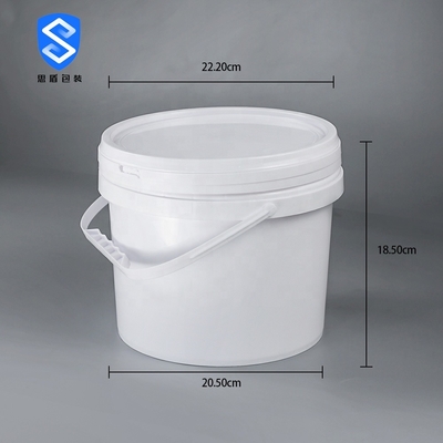 Nhựa PP 5 Lít Trống nhựa tròn 360g Dia 222mm 205mm