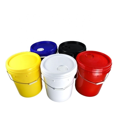 Độ dày 1,1mm Thùng sơn nhựa 5 Gallon có tay cầm 10L 18L 20L