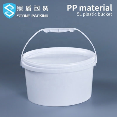 Hình bầu dục 1 Thùng chứa hóa chất Gallon Thùng tròn hình bầu dục có nắp 265 * 265mm