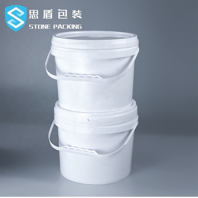 Dia 222mm PP Trắng 5l Hộp nhựa tròn đựng hóa chất 360g