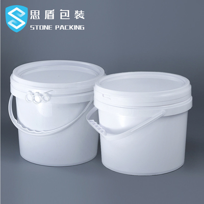 Dia 222mm PP Trắng 5l Hộp nhựa tròn đựng hóa chất 360g