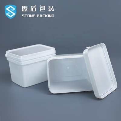 ISO 9001 5 Thùng chứa hóa chất Gallon Thùng trắng 141 * 103 * 120mm