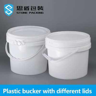 Thùng sơn CMYK trắng 5 Gallon 20 lít có nắp sơn mài trơn