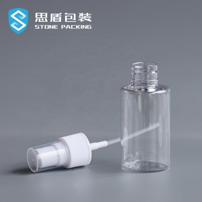Chai xịt PET trong suốt 40ml có thể tái chế được 73 * 34mm