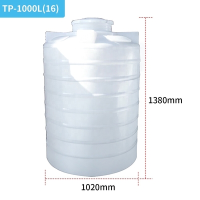 Xylanh nhựa 1720mm 2070mm Bồn nước lớn ngoài trời 2000L 2500L