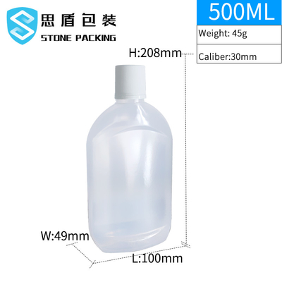 Chai dầu gội mờ mờ 500ml có nắp vặn 45g