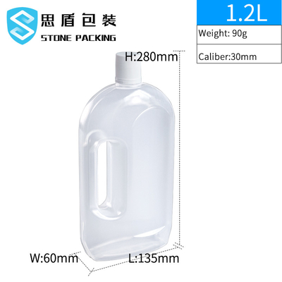 Chai nhựa 1,2L mờ có tay cầm