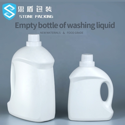 60mm Nắp vặn HDPE Chai bột giặt rỗng 2kg 5kg